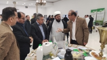 بازدید مسئول حوزه نمایندگی ولی‌فقیه سازمان جهاد کشاورزی استان اردبیل از همایش محصولات کودی شرکت خدمات حمایتی کشاورزی