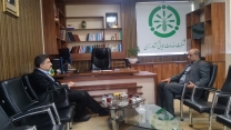 مصاحبه مدیر شرکت خدمات حمایتی کشاورزی استان کردستان با  مدیر مسئول ماهنامه کشاورزی و غذا