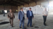 بازدید از ماشین آلات موجود در انبار سی هزارتنی کود شرکت خدمات حمایتی کشاورزی استان آذربایجان شرقی