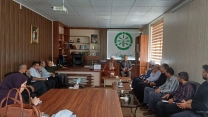 برگزاری جلسه کمک رسانی به اربعین حسینی در شرکت خدمات حمایتی کشاورزی استان کردستان 