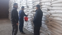 نمونه برداری از کودهای سوپرفسفات تریپل تامین شده از شرکت کیمیا کود آناهیتا در انبار 30 هزار تنی استان آذربایجان شرقی